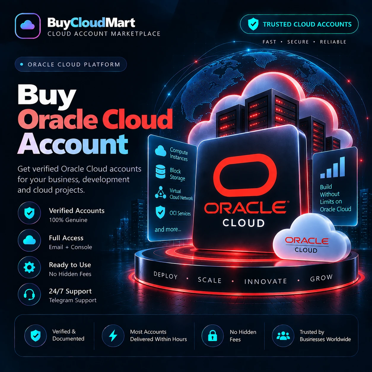 Buy Oracle Cloud Account